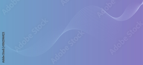 Minimalist banner background blue and purple gradations circle shape modern background memphis.vector illustration