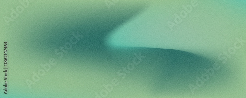 Green royal gradient seamless pattern with noise texture. Emerald blue silk bg with soft transitions and effect ombre. Vector  illustration.