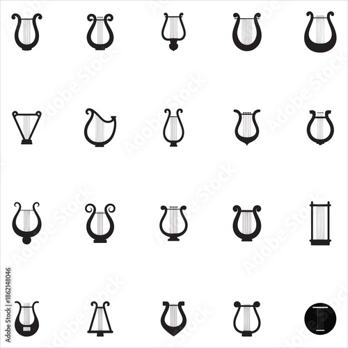 Lyre Clip Art