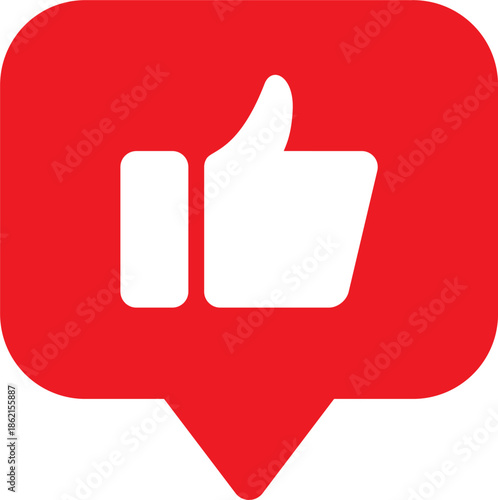 vector of a thumbs up icon, like icon.