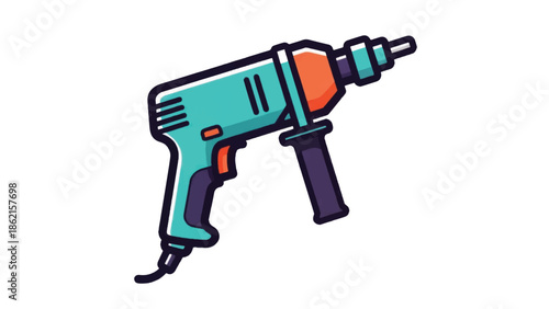 Electric Drill Tool for Construction and DIY Projects.