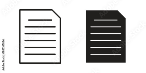 File icons vector glyph flat style. Stroke with editable size icons