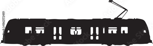 excavator silhouette with white cutouts