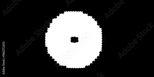 Abstract white and gray color background with halftone effect, dot pattern. Vector illustration.