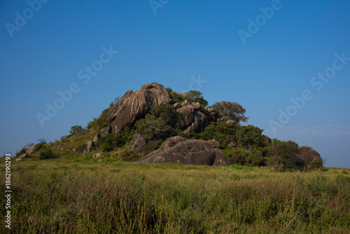 Kopje, a granite formation found at Serengeti National Park.