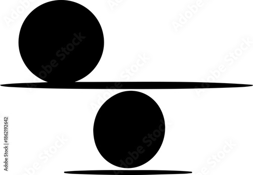 black and white ball