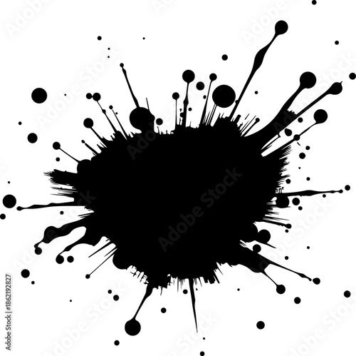 vector ink blots