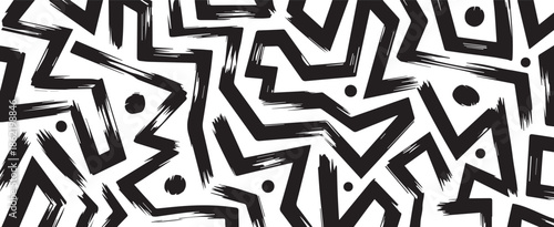 pattern tribal motif ink stroke grunge surface design