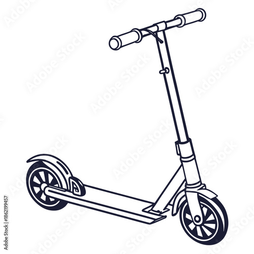 Modern electric scooter