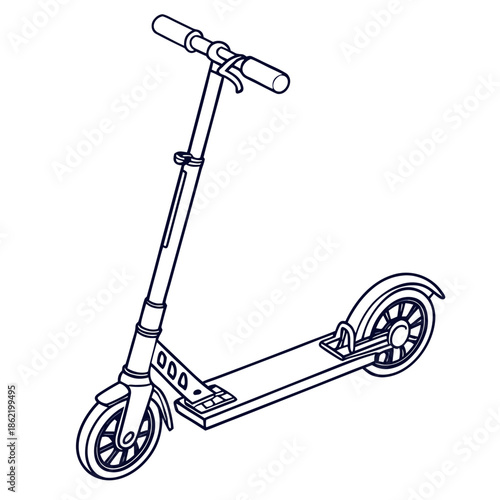 Modern electric scooter