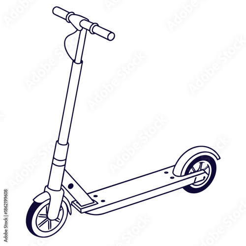 Modern electric scooter