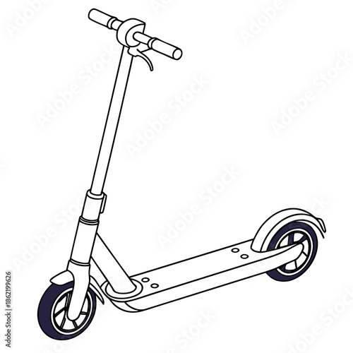Modern electric scooter