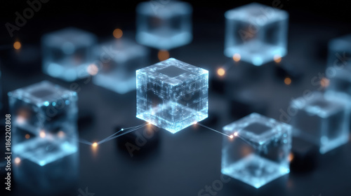 Futuristic digital technology concept illustrating network connectivity, cybersecurity, innovation, high-tech electronics, virtual data transfer, and modern communication systems