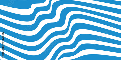 Abstract horizontal background with colorful waves. Swirl Pattern. Vector Liquid Splash Texture.