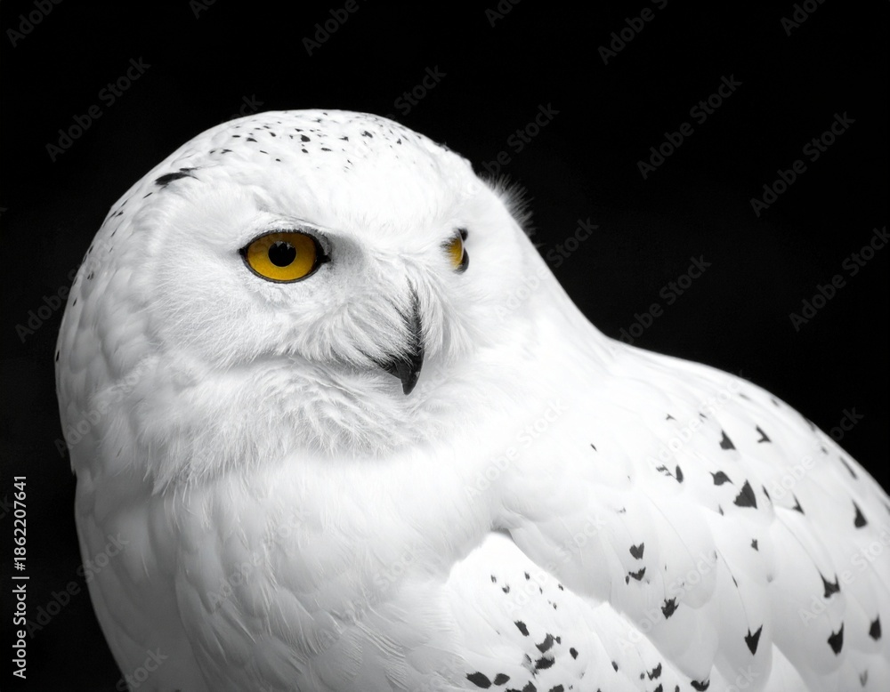 Obraz premium snowy owl bubo