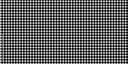 Metal mesh. Perforated steel. Circle hole in steel plate. Iron sieve. Seamless background. Dot pattern print. Vector illustration