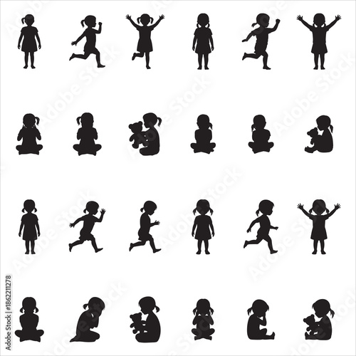 Girl Silhouette Clip Art