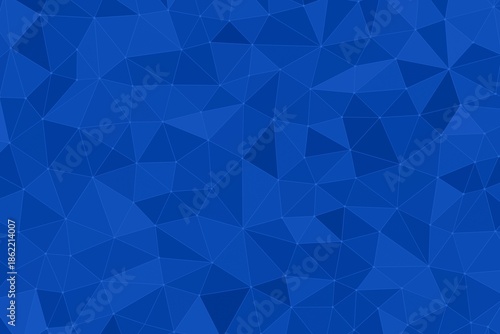 Vibrant blue geometric pattern with triangles and lines