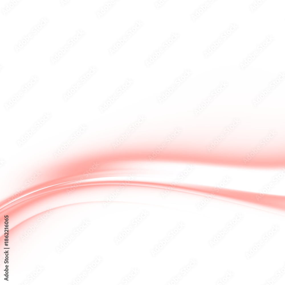 Naklejka premium soft red light beam wave