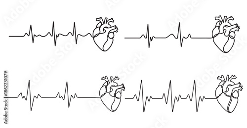 Assortment colorful abstract organic shapes playful modern design elements group