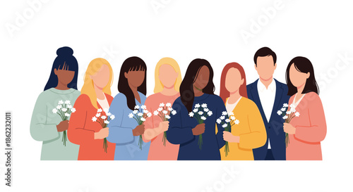 Detailed botanical sketch of a clover flower with several leaves below it presented in a classic black and white line art style on white.