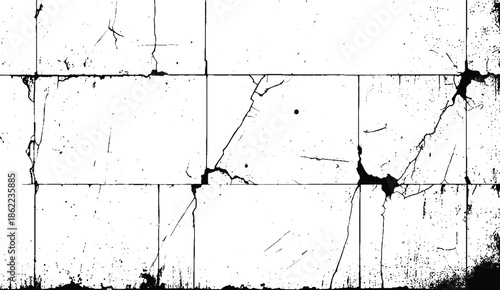Grunge Broken Surface Texture. 