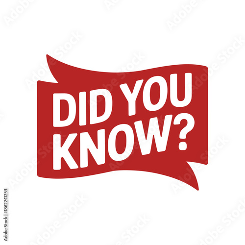 Red banner declares essential trivia information with question.