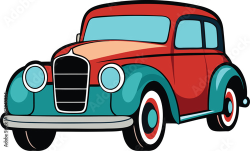 Rusty Old Antique Pickup Truck Rustic Vector