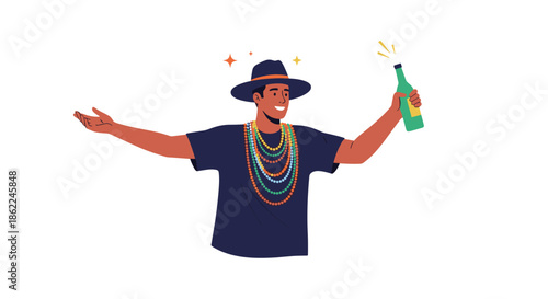 Productive man wearing glasses sitting at a desk and working on a laptop while his pet dog sleeps peacefully on the floor beside him at home office.