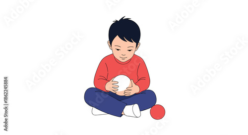 Peaceful young woman sleeping deeply in a cozy bed with a soft pillow and blue blanket surrounded by abstract leaf shapes for healthy sleep themes.