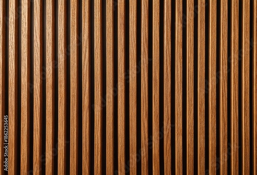 木の格子の壁が並んでいる