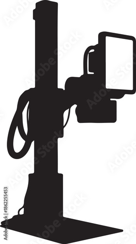 Xray machine silhouette