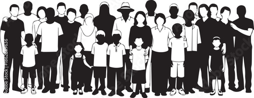 Large family gathering