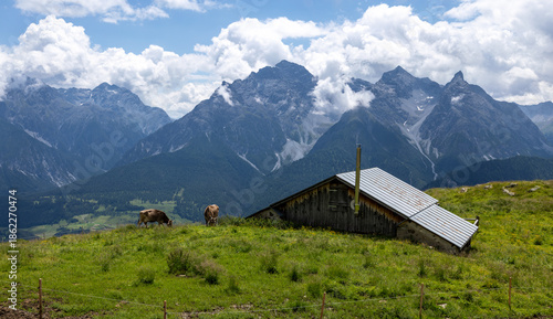 Hiking around Scuol, Swiss Alps