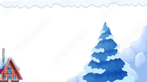 Blue and White Playful Winter Season Presentation - 4