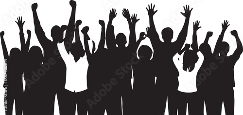 Group of people celebrating