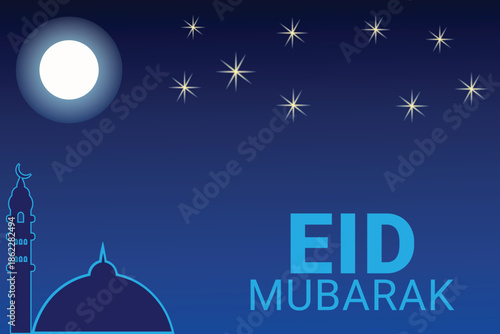 Eid mubarak greeting background design