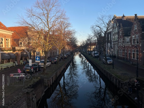 canal in amsterdam netherlands