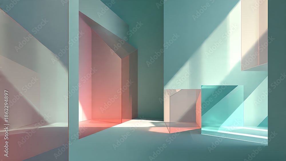 Obraz premium Prismatic Architecture