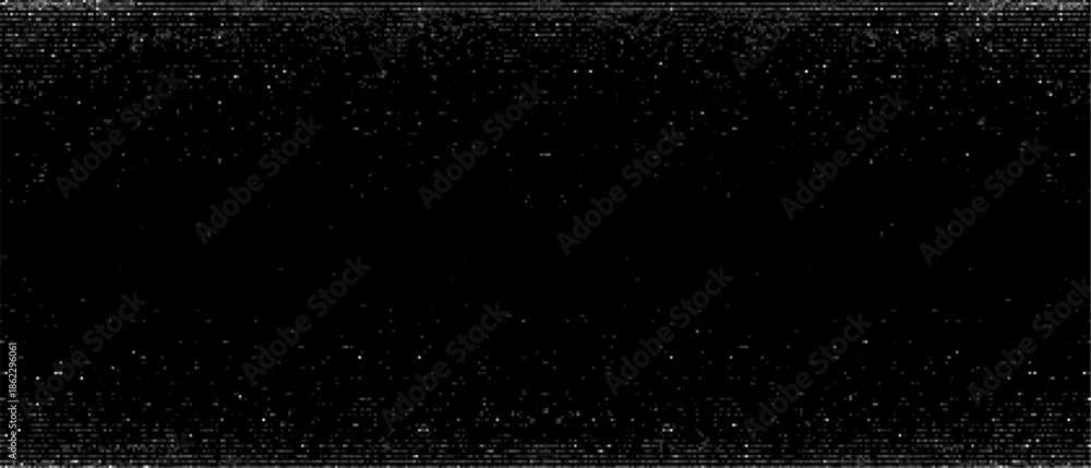 Obraz premium Glitch background vector with pixel noise effect. Abstract digital disturbance for design element or overlay. Data error pattern.