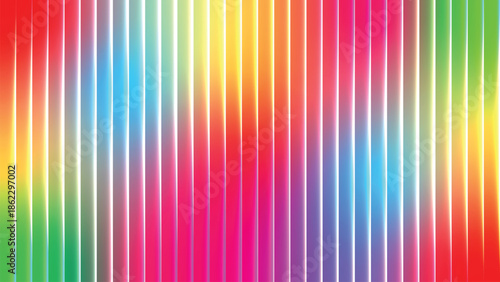 Vibrant vertical rainbow gradient stripes with smooth color transitions