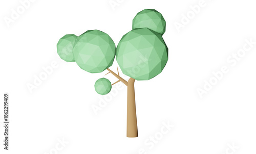 green leaves on a white background