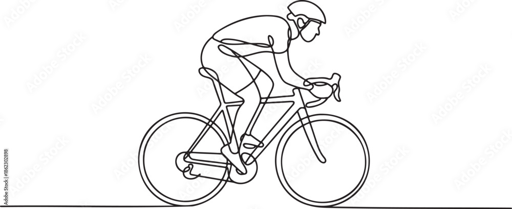 Fototapeta premium a-minimalist-line-drawing-of-a-cyclist-i_mvUO60dIS_-XMYY4dVrziw_uFsTT9EuTi-7R5M0clSRrg_traced