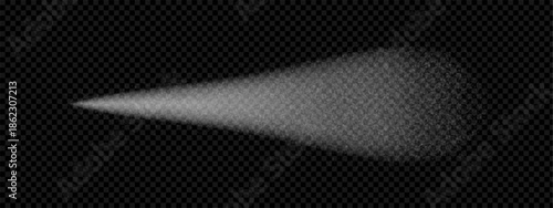 Water spray with mist vector illustration. Sprayer effect with droplets