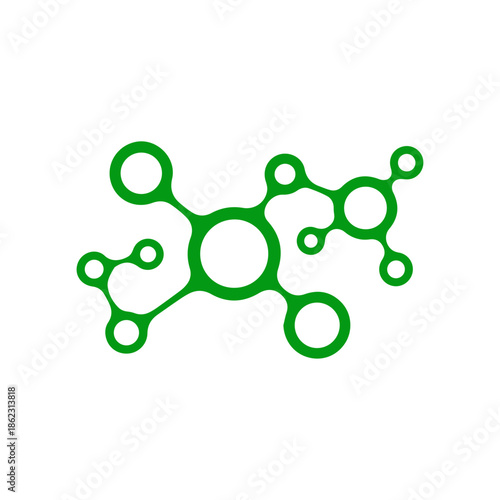 Abstract DNA Molecule structure vector .