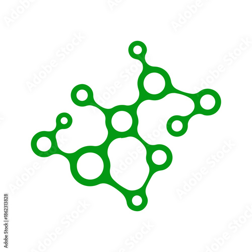 Abstract DNA Molecule structure vector .