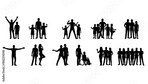 Diverse Neurotype Acceptance Group Silhouette