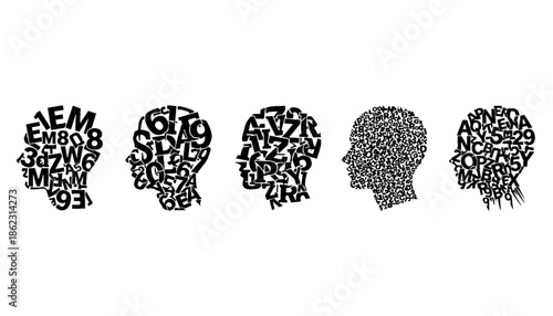 Dyslexia Unique Perspective Silhouette