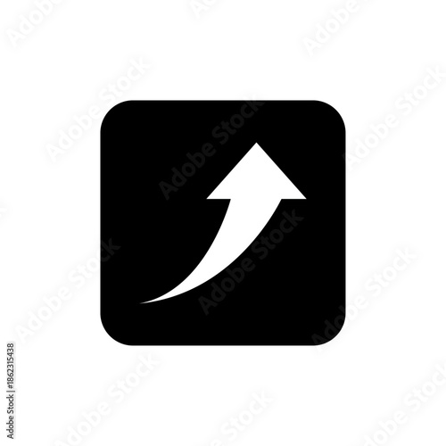 Free Download up arrow in shape vector art - GFXLoad