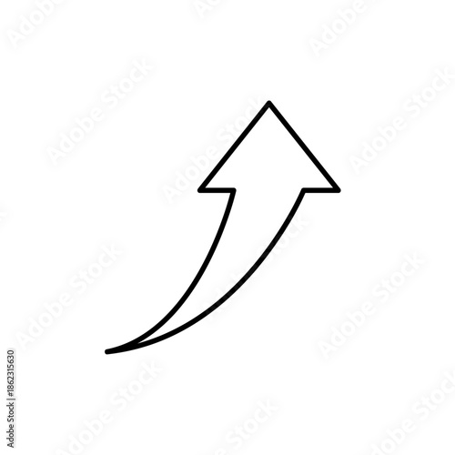 up arrow vector art free & premium